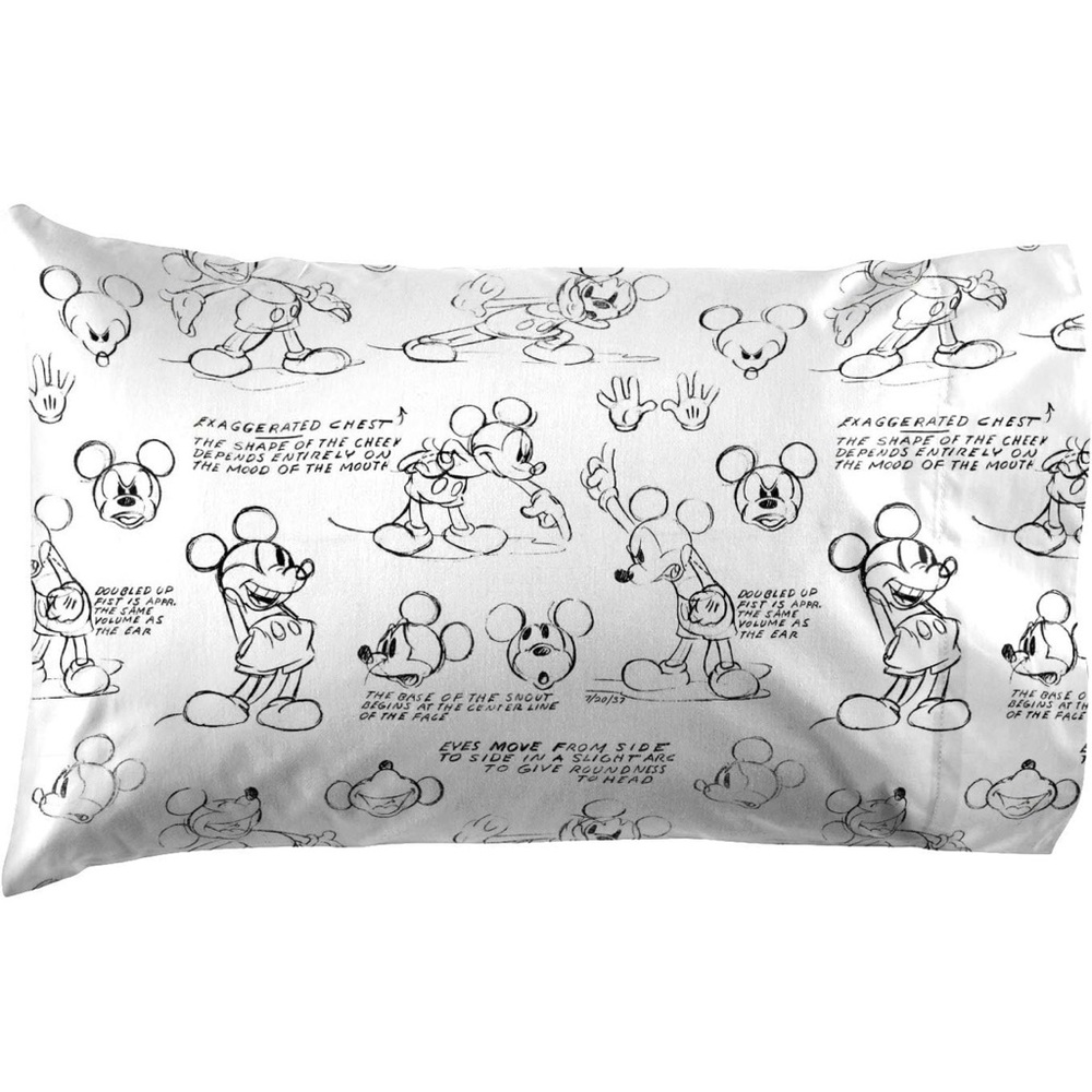 Disney QUEEN Sheet Set - Black and White NEW! - Picture 11 of 13